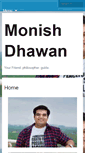Mobile Screenshot of monishdhawan.com