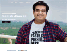 Tablet Screenshot of monishdhawan.com